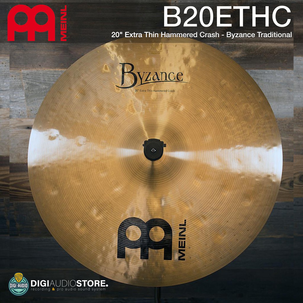 73%OFF!】 MEINL B20ETHC Extra Thin Hammered Crashes Byzance