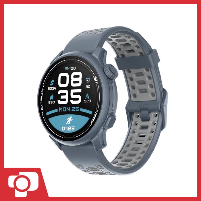 Coros Pace 2 Premium GPS Blue Steel Silicone Jam Tangan Smartwatch