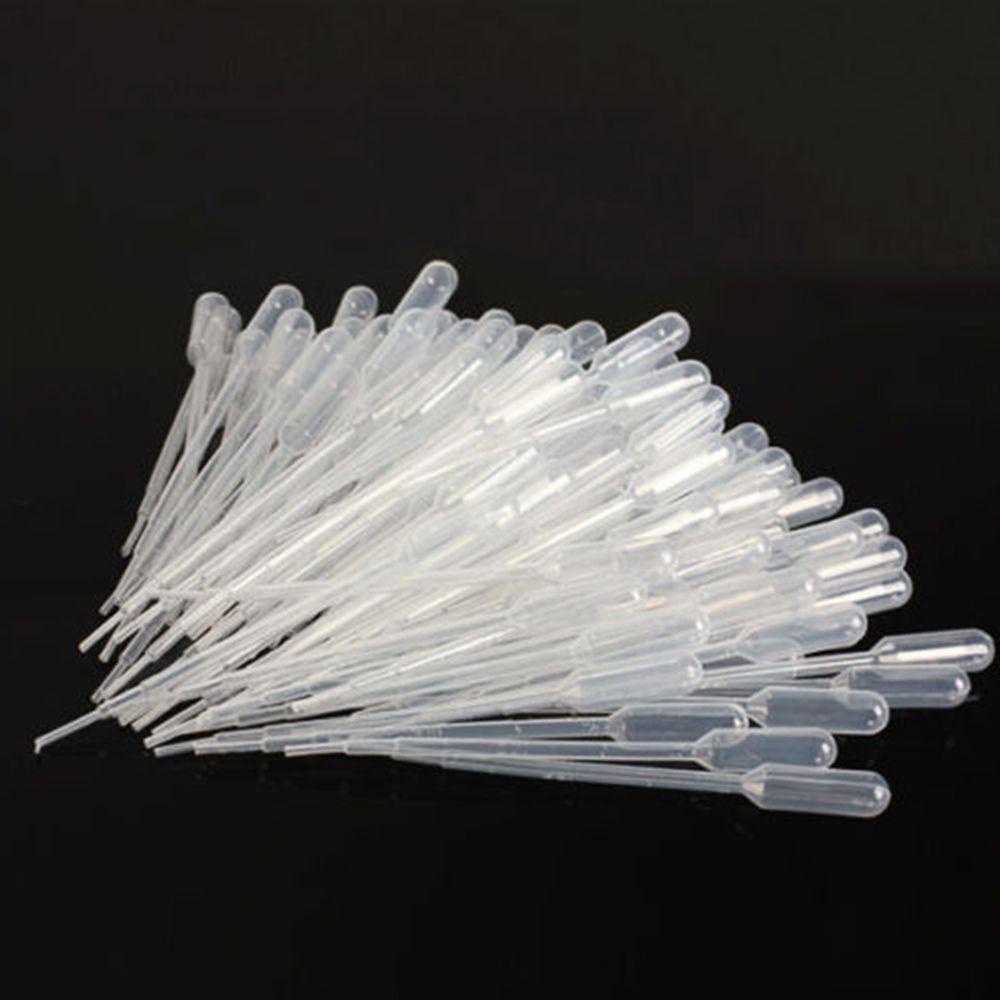 100pcs Pipet Transfer Parfum Multifungsi Sekali Pakai Bahan Plastik Gaya Klasik