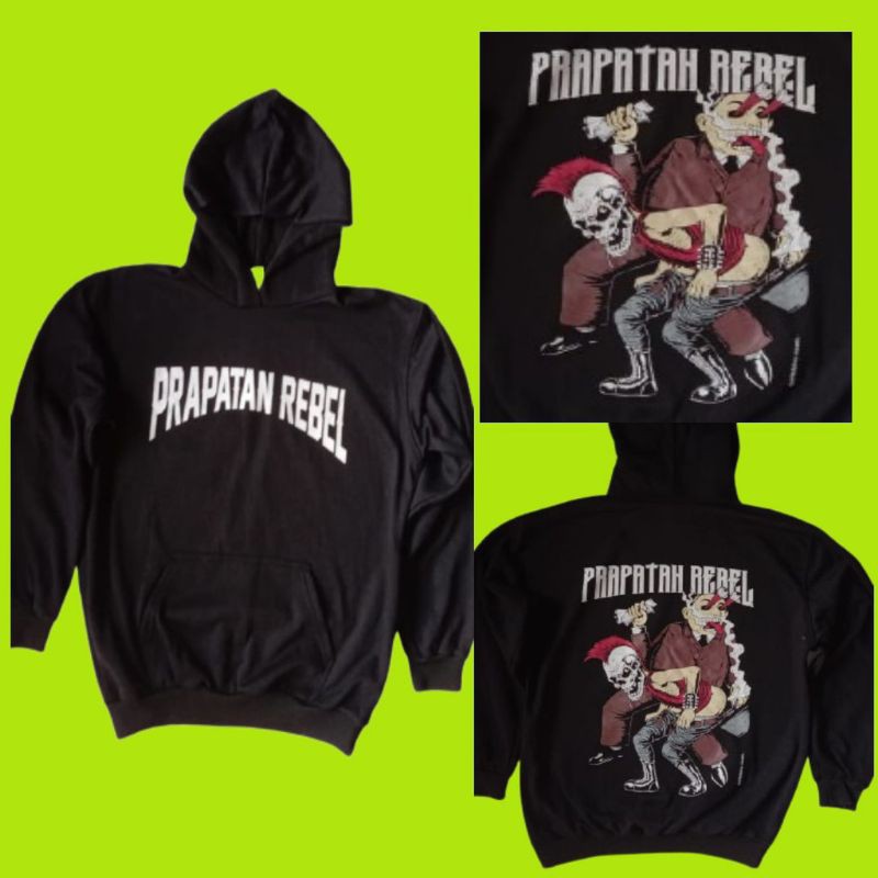 Sweater Hoodie Prapatan Rebel Original/Size XL