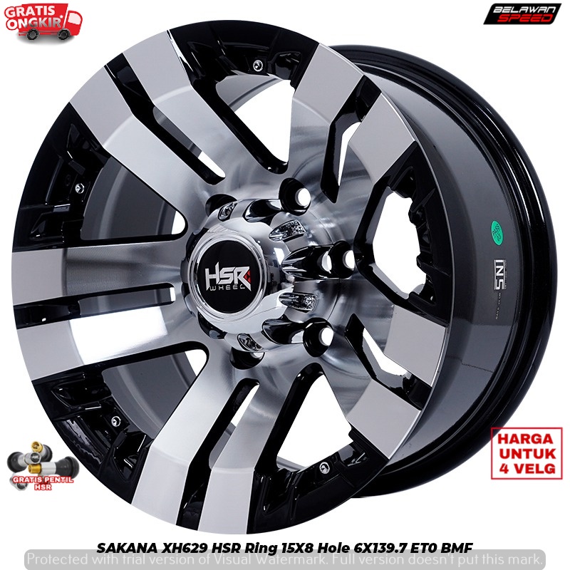 VELG MOBIL MURAH PELEK MOBIL OFFROAD RING 15 UNTUK HILUX DC TRITON OPEL BLAZER R15 HSR SAKANA