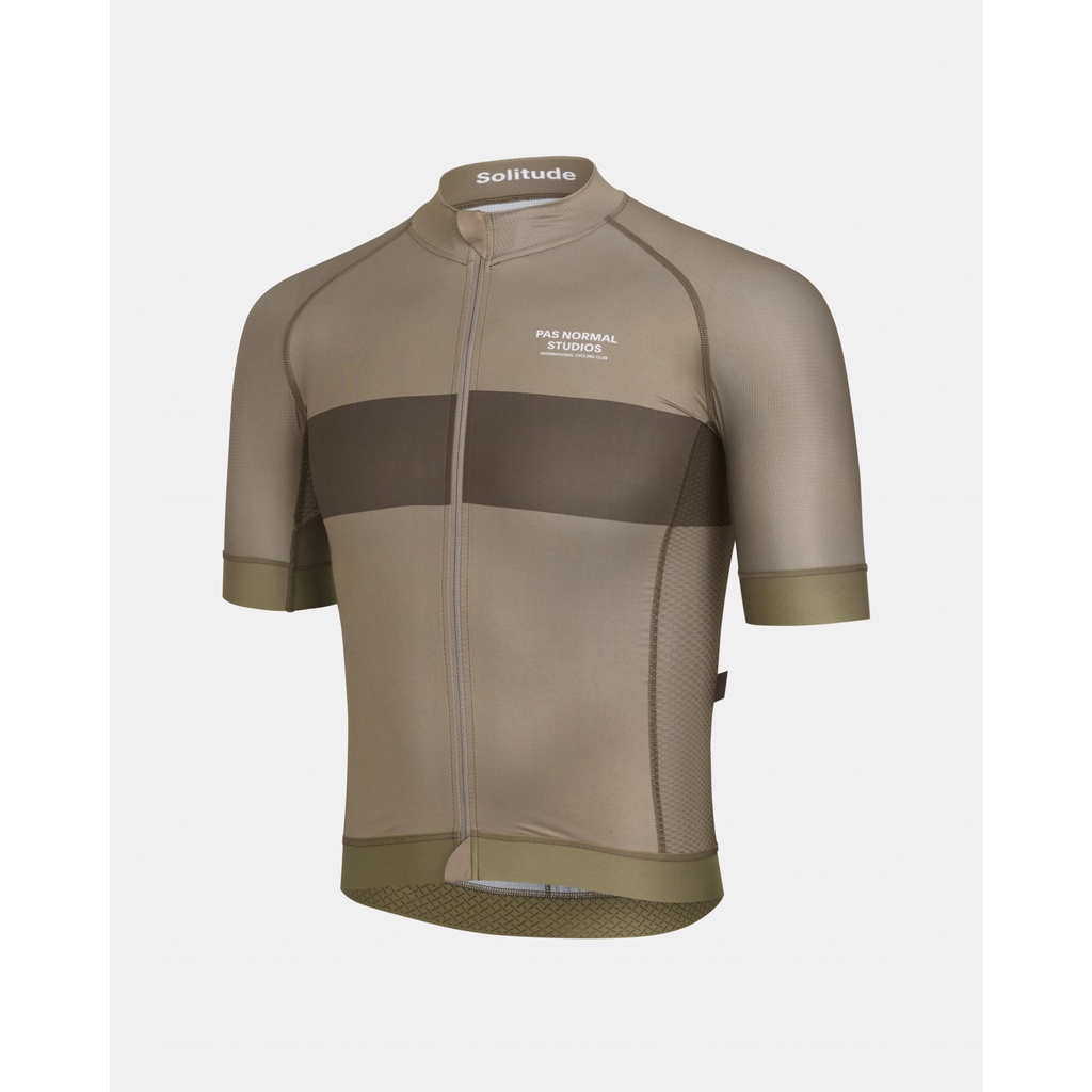 baju sepeda jersey sepeda roadbike wanita  pria lengan pendek p4s n0rm4l 5tudi0s Beige Stripe