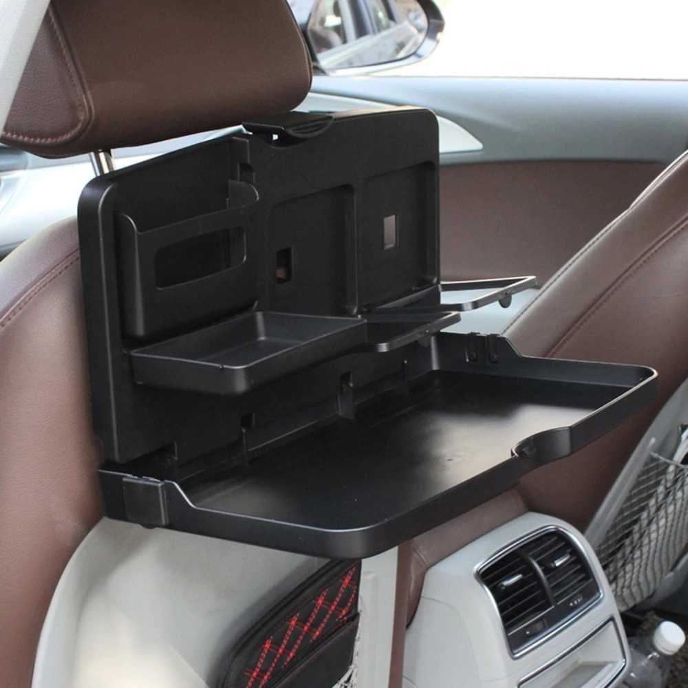 BOASE Meja Lipat Kursi Mobil Car Multifunction Foldable Table - 1909-Hitam