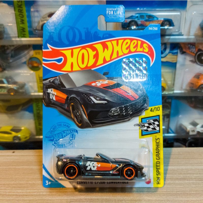 HOT WHEELS CORVETTE C7 Z06 CONVERTIBLE - SUPER TREASURE HUNT - THS - STH - FS 2021