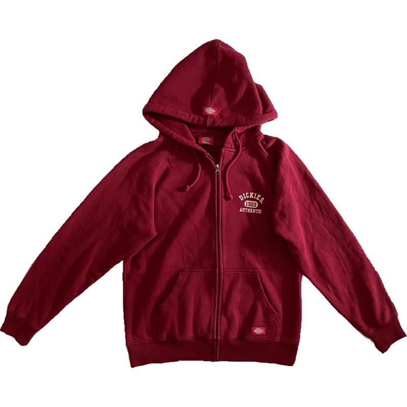 PL Dickies Zip Hoodie Maroon