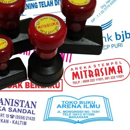 

Stempel otomatis / Stempel warna 1 Warna ukuran standar