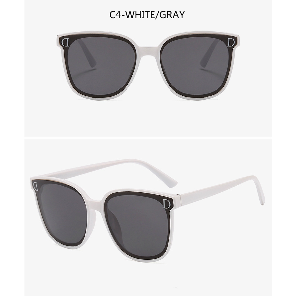 Korean style personality D-shaped fashion men's and women's trendy sunglasses