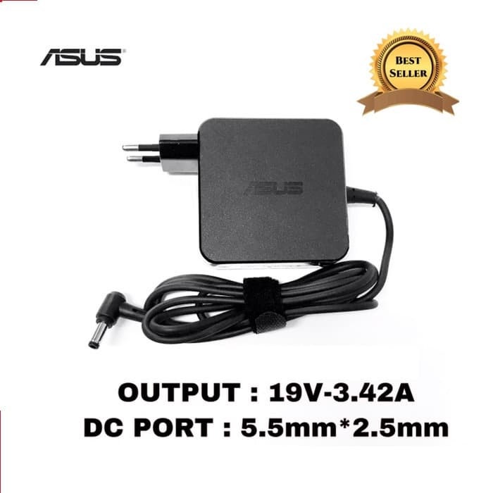 Adaptor Charger Asus  K56 K55 A455LA A455 A455L A450 A450c 19v-3.42a (5.5*2.5)  Kotak Ori Original