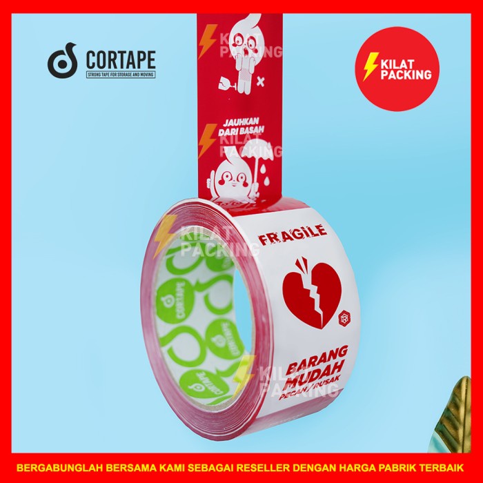 

PEREKAT-PENGIKAT- LAKBAN / PLAKBAN FRAGILE MASCOT CORTAPE TERMURAH SATUAN -PENGIKAT-PEREKAT.