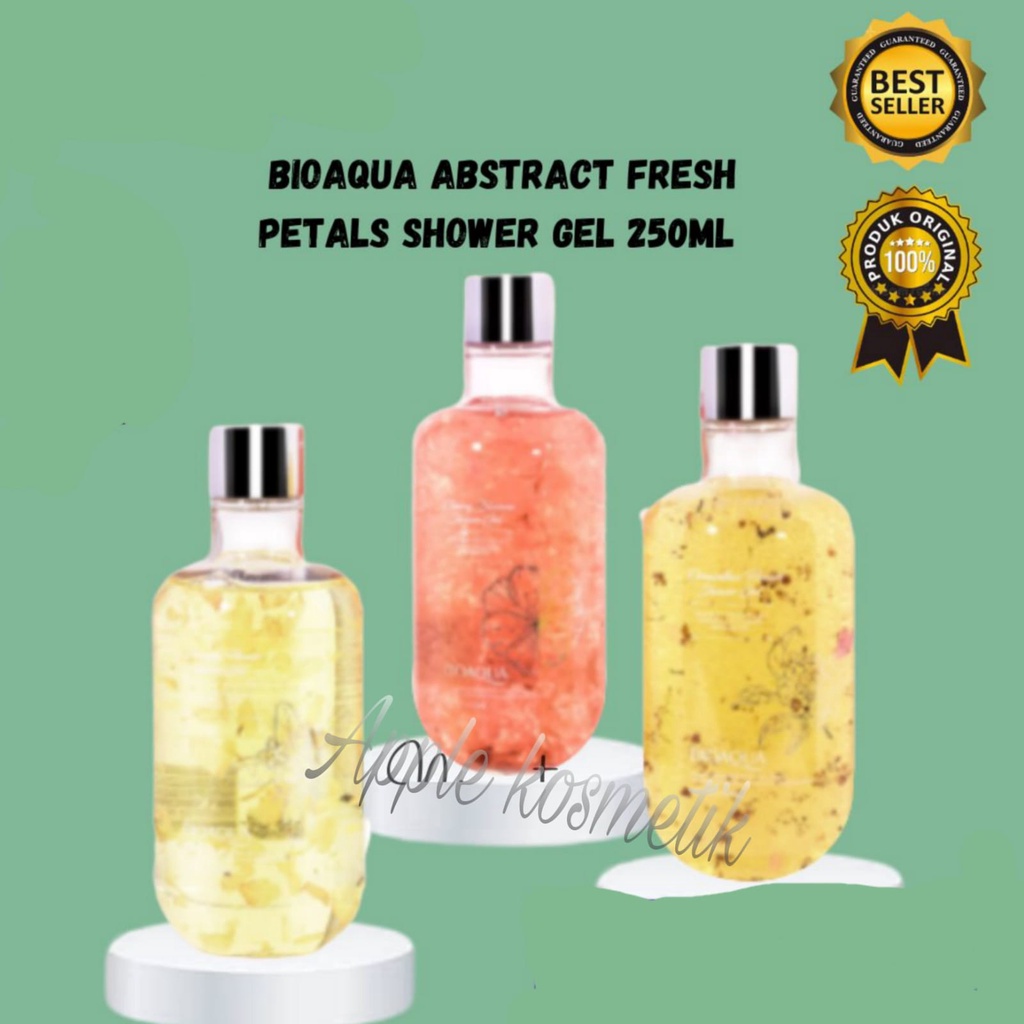 BIOAQUA Shower Gel Abstract Fresh Petals 250ML BPOM New !!
