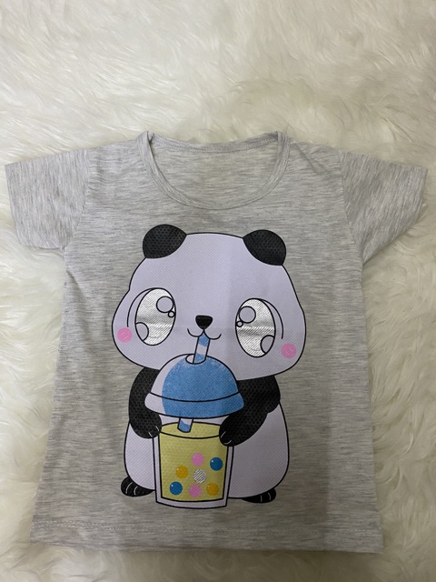 Kaos anak cewek (PANDA) 2-9 tahun