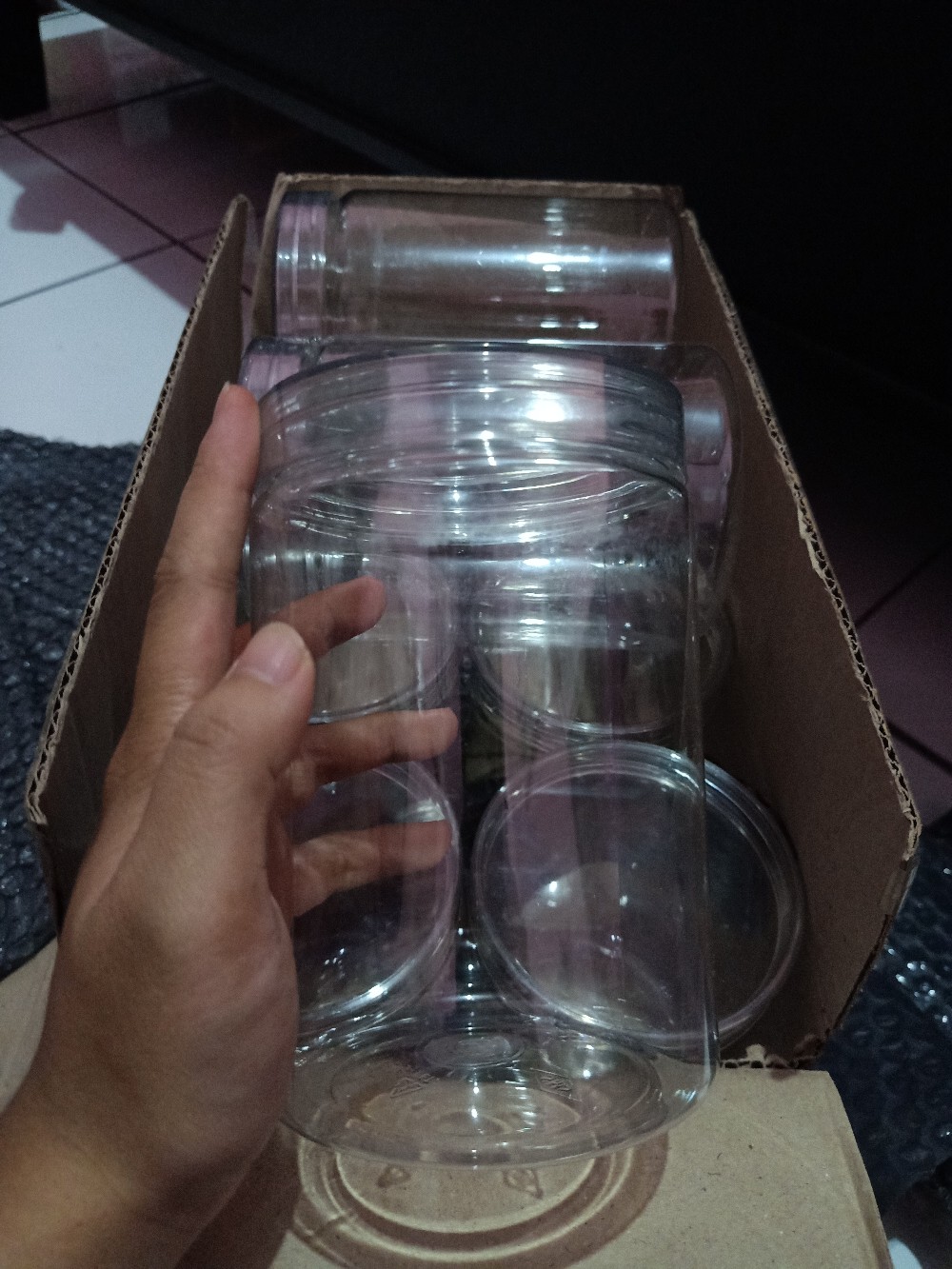 Jar Manisan 750 Ml Bulat - Stoples Kue Kering