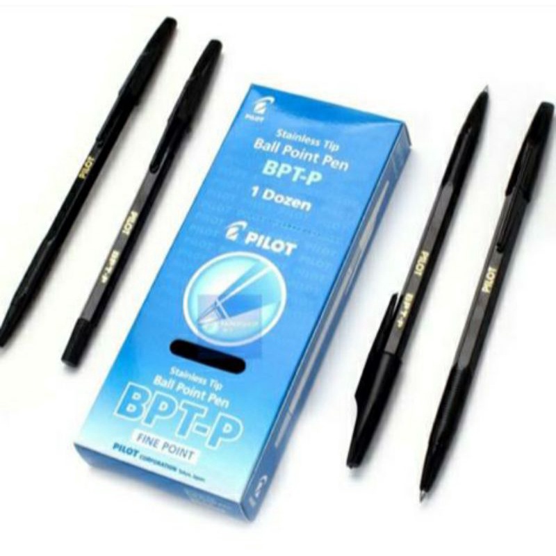 

Ball Point Pen Stainless Tip BPT-P Fine Point Isi 12 pcs / 1 Pack