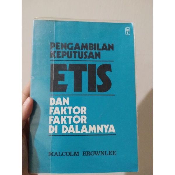 Buku Rohani pengambilan keputusan etis preloved