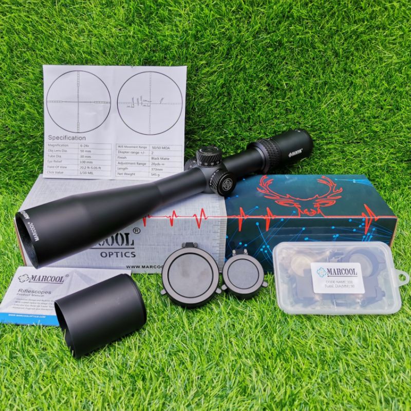 telescope marcool 6-24x50sf HK retikel
