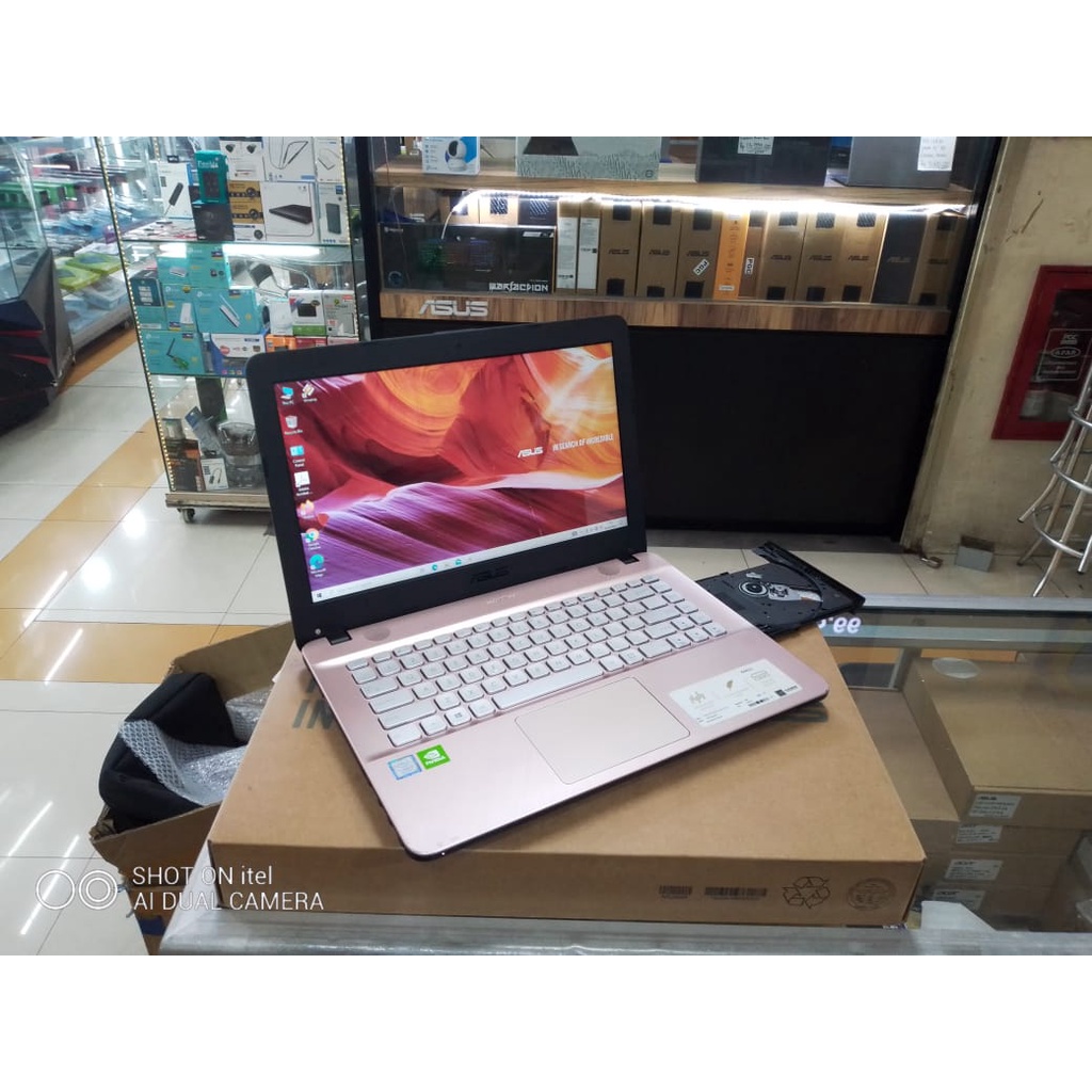 LAPTOP LEPTOP SECOND BEKAS GAMING DESAIN PROGRAMMER Asus x441 Core i5 gen8 Ram 8gb Hdd 1TB VGA NVIDIA GEFORCE 150 2GB BAGUS MURAH SIAP PAKAI GENERASI BARU