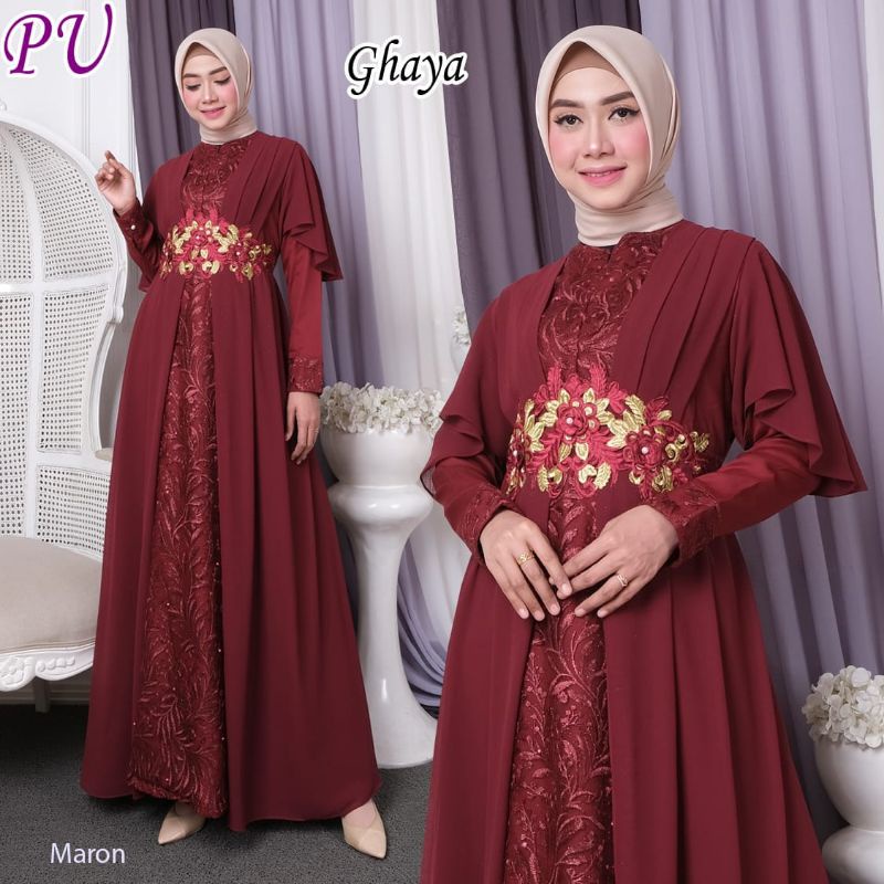 gamis pesta premium mewah