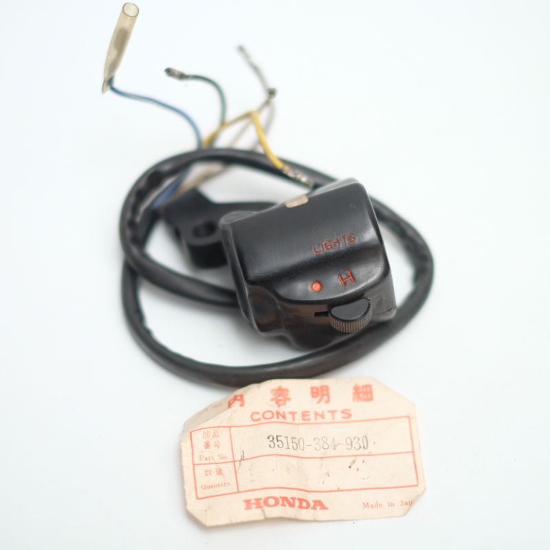 HOLDER SAKLAR KANAN HONDA CB100 K5 GL100 GL125 GLK CB 100 GL 100 125 ORIGINAL NOS ORI BARU