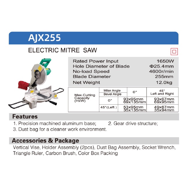 AJX255 - DCA Mitre Saw