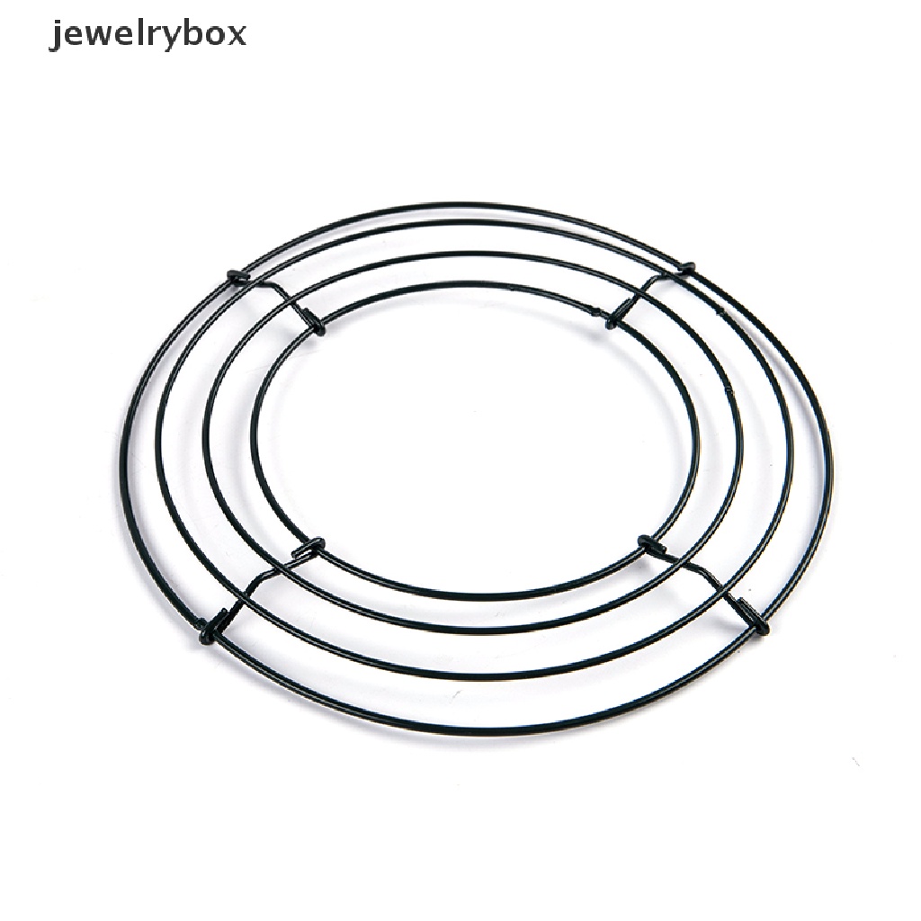 (jewelrybox) Frame / Bingkai / Hoop Bulat Gantung Dinding DIY Untuk Dekorasi Natal / Pernikahan