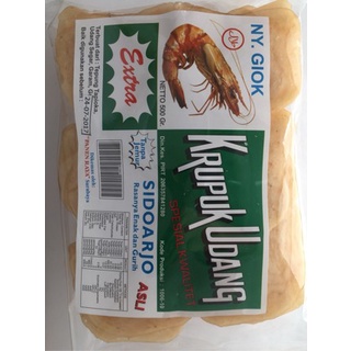 

✨COD✨ Kerupuk Udang Ny Giok Extra 500gr Krupuk Mentah - kancing besar, tanpa bubble