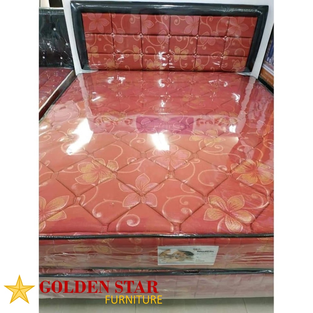 FULL SET Kasur American Pillo Supreme Spring bed Springbed 160/180