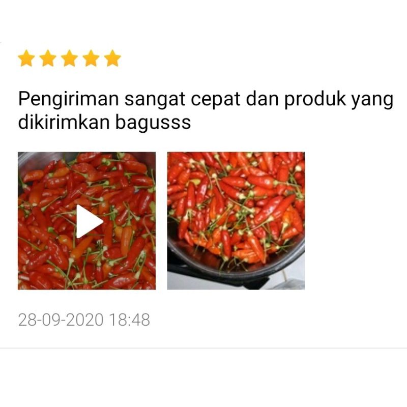 KIRIM INSTAN Cabe Rawit Merah Sayur Express