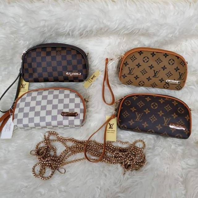 LV Dompet Import / Dompet 2 Ruang /Dompet Kulit Sintetis