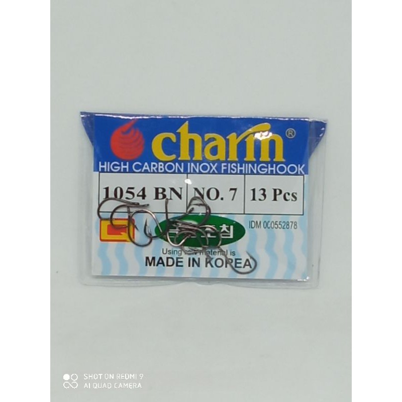 Kail Pancing Charm No.07 (1054 BN) Untuk Ikan Mas