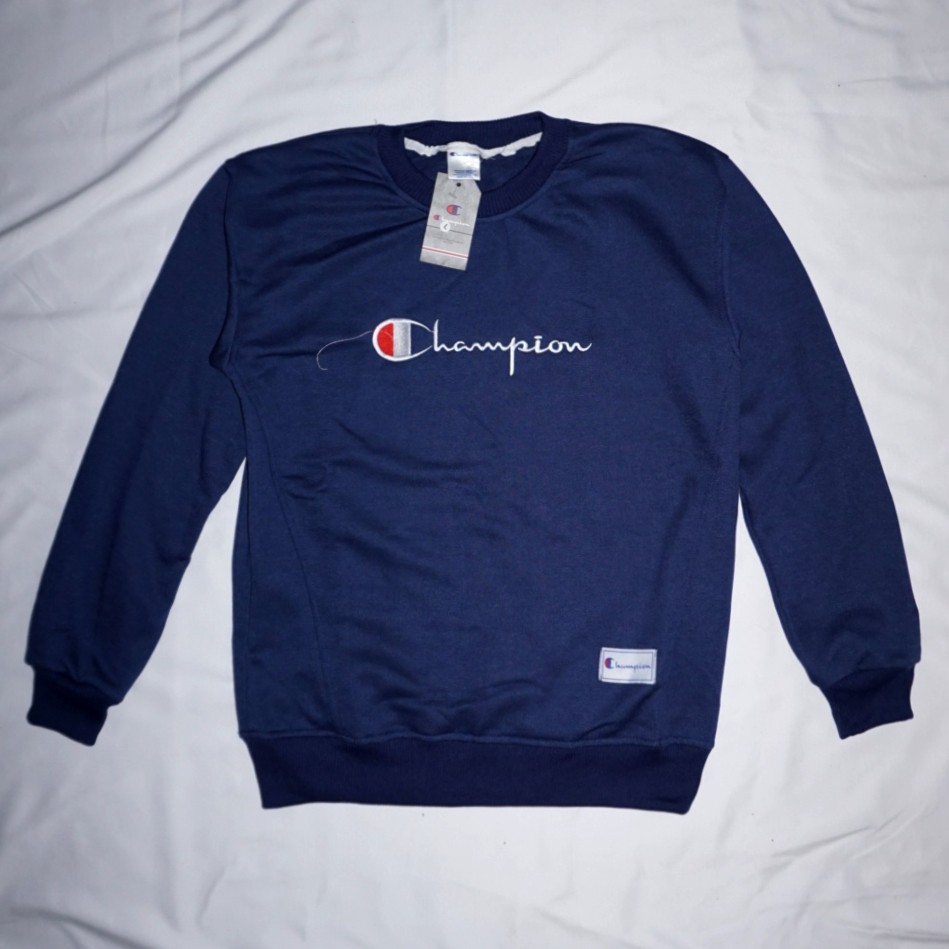 Swetaer CREWNECK CHAMPION motif BORDIR Hoodie