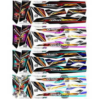 Striping Vega R New Variasi Skotlet Scotlite Motor Stiker Sticker List Body List Skotlet L Body List Shopee Indonesia