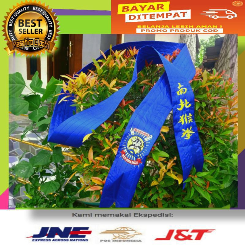 READY Sabuk duplikat IKSPI biru tingkat 1 FULL BORDIR