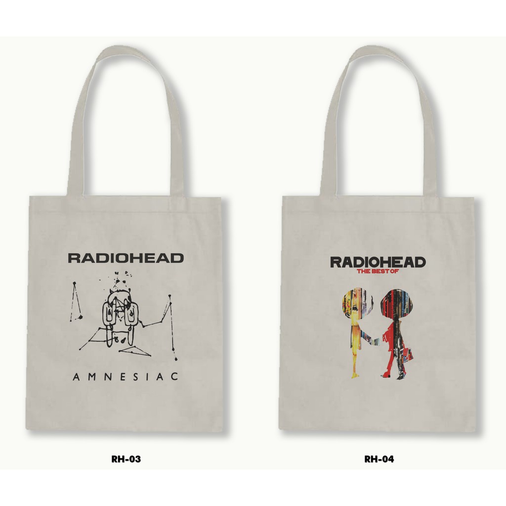 TOTE BAG BLACU - RADIOHEAD