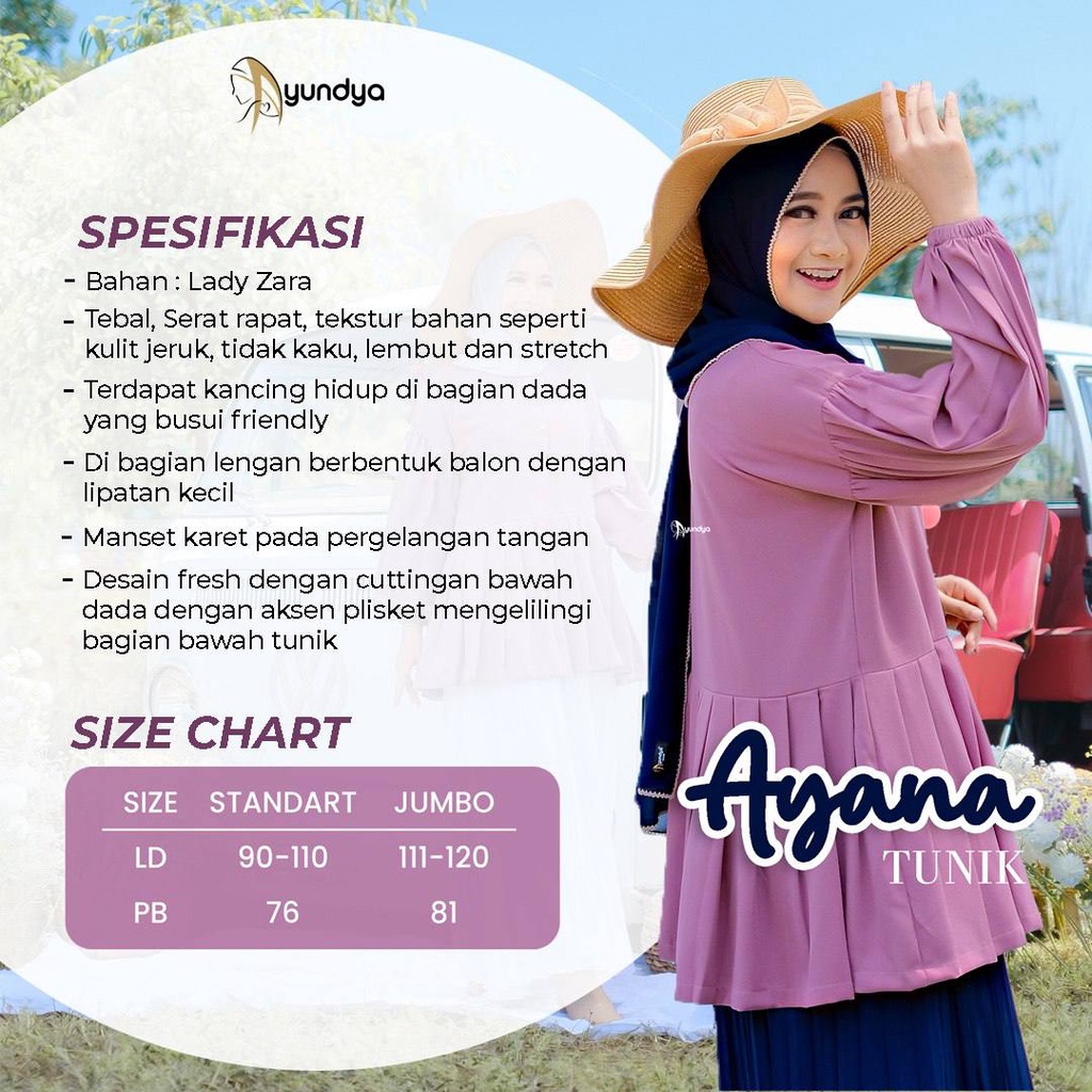 Tunik Ayana &amp; Skirt Lovely by Ayundya