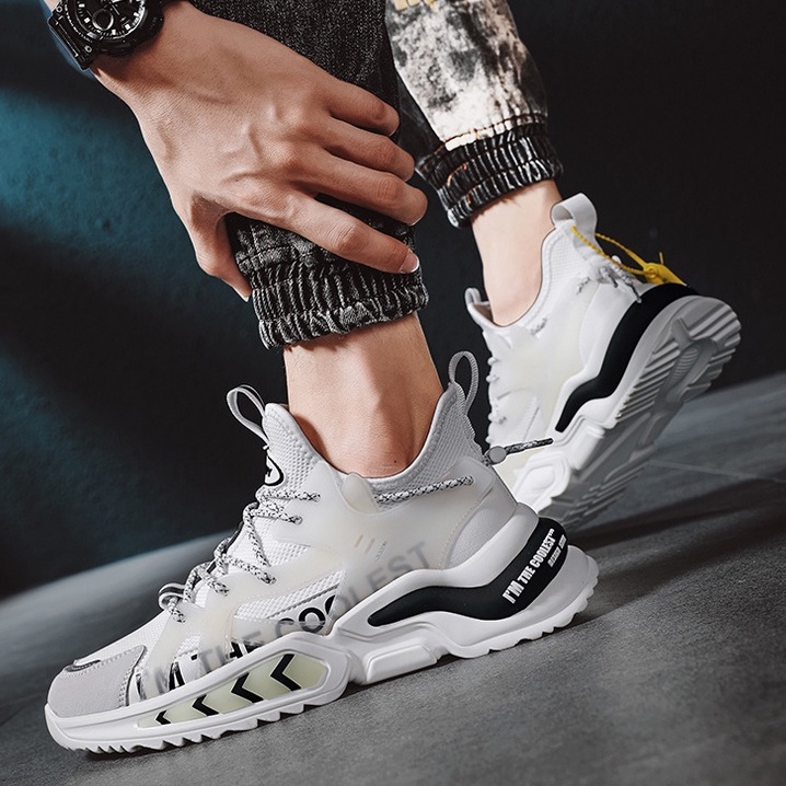 Sepatu Pria Sneakers Import - 113882 - Sepatu Trendy Casual Sporty Termurah Shoes Fashion 2023