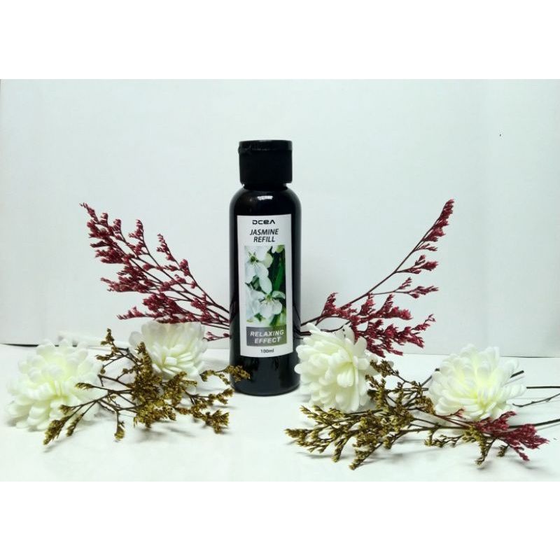 Reed Diffuser Pengharum Ruangan Aroma Bunga Aromateraphy Reed Diffuser Murah Aroma Ruangan Aroma Ruangan-REFILL 100ML JASMINE