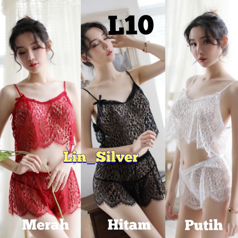 Lingerie Brookat Baju tidur Seksi Cantik Setelan Brookat Impor