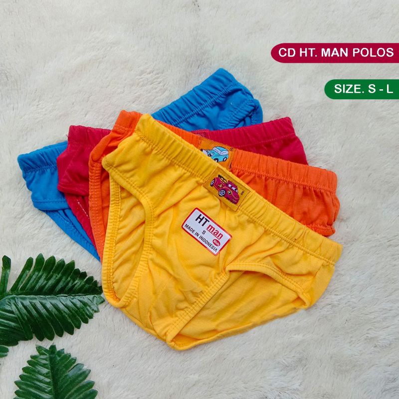 3 Pcs Celana Dalam Anak Laki Laki Polos HT MAN SNI - Celana Dalam Anak Cowok Polos Murah