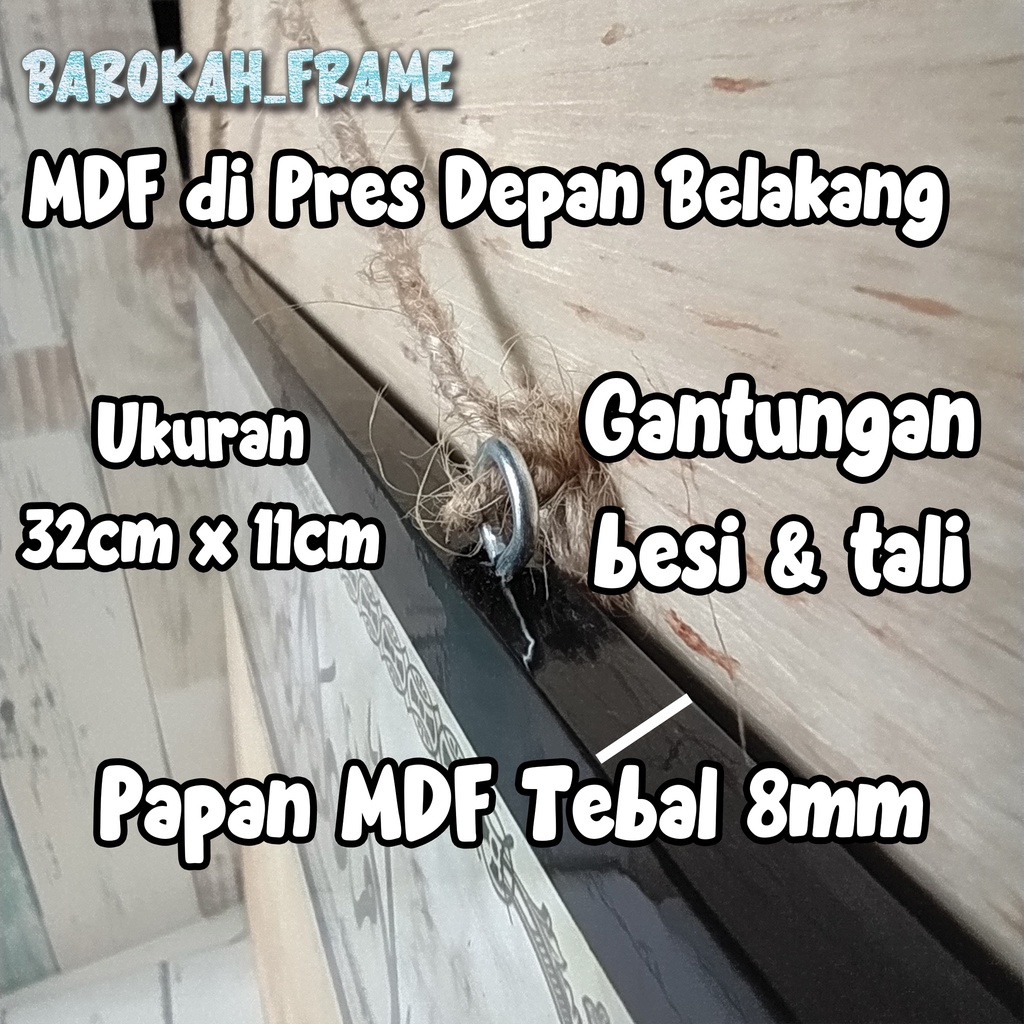 Kaligrafi hiasan dinding Assalamualaikum bismillah dan syahadat Termurah Di DUNIA