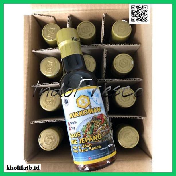 

gnidderdsaus- kikkoman saus sup udon soba shoyu- soup base sauce halal 150 ml -asliiiiii.