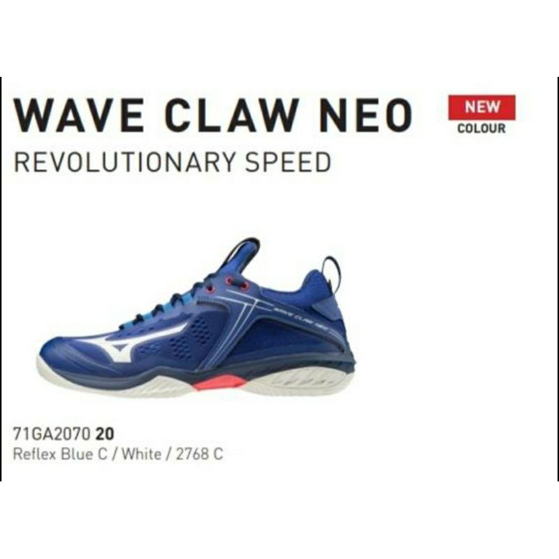 Sepatu Mizuno wave claw neo NEW COLOUR