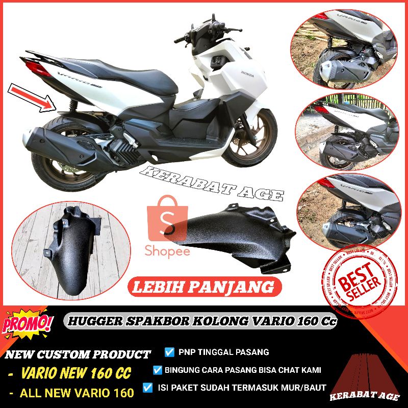 HUGGER VARIO 160 SPAKBOR KOLONG VARIO 160 CC