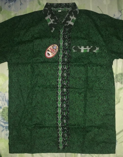 Bswart Batik Hrb026 Kenongo Hem Pendek Padi Pekalongan M L Xl Batik Pria Murah Modern Grosir Eceran