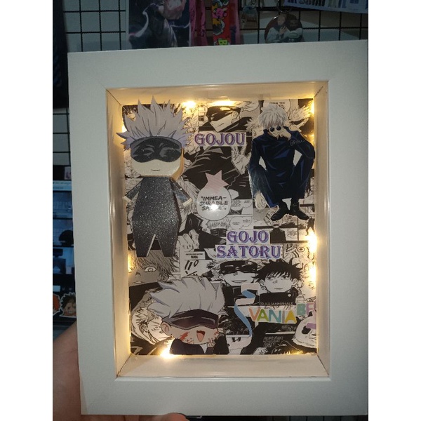 Gojo satoru action figure anime jujutsu kaisen official merch gojo satoru doll merch keychain stande