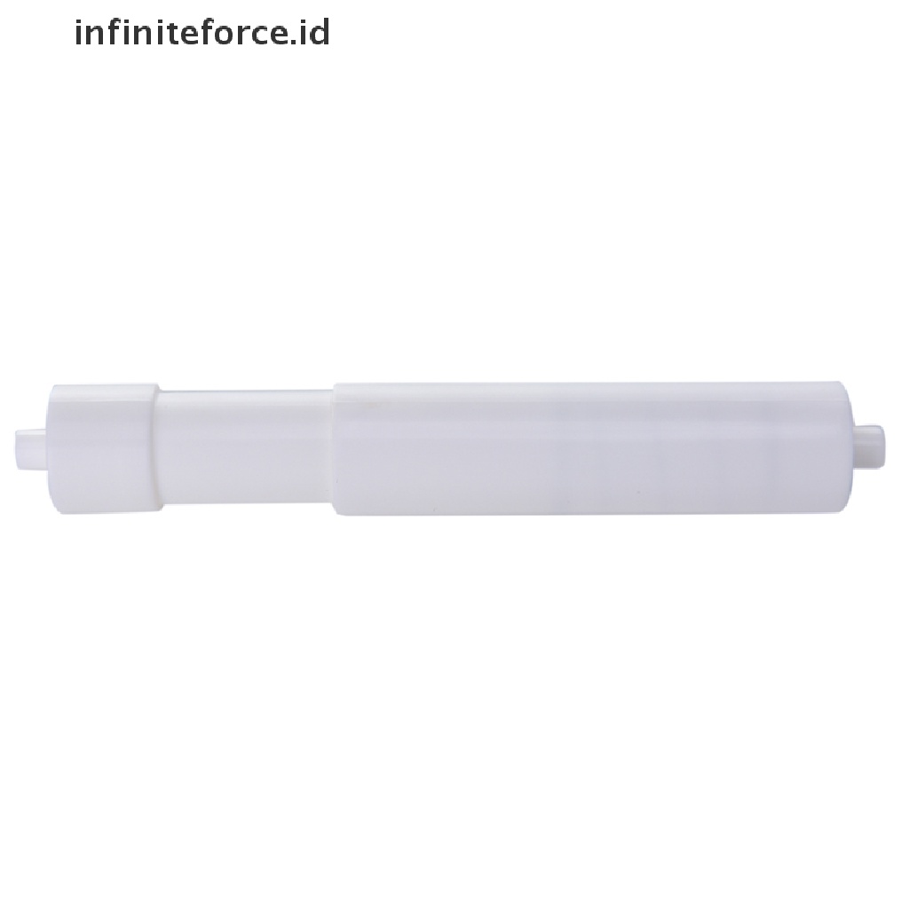 (Infiniteforce.Id) Holder Tisu Gulung Toilet Pengganti Bahan Plastik Warna Putih