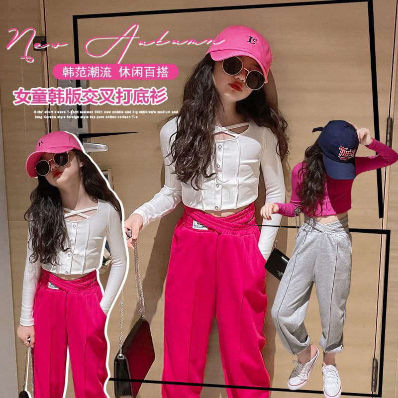 [JEWELS KIDS] AMORE CROP SPORTY SET  /SETELAN BAJU CROP TOP ANAK TANGGUNG IMPORT/SETELAN BAJU DANCE 