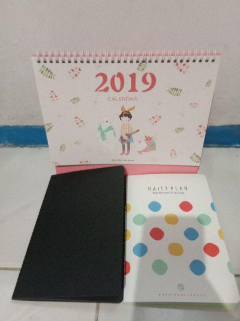 Kalender Meja Flower Girl 2020 Desk Calendar Bagus dan 