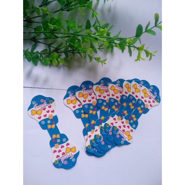 

kar kertas/ tag produk isi 50 lembar.