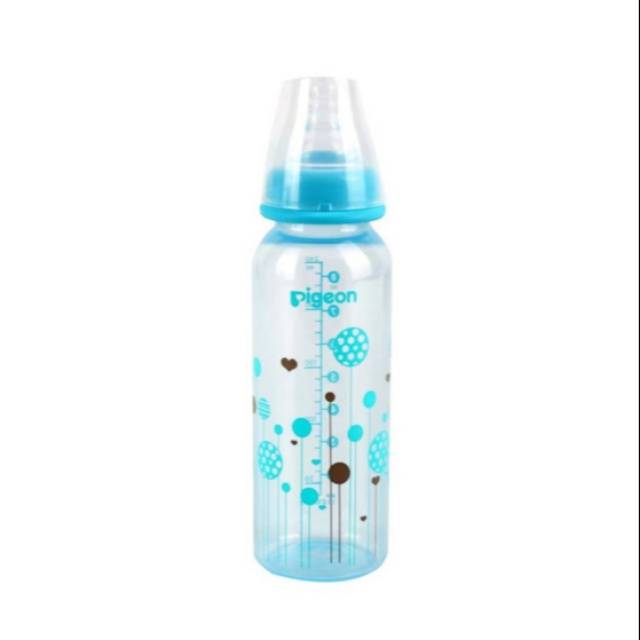 Pigeon DOT PP RP with S-Type Nipple Botol Susu - Clear [240 mL]