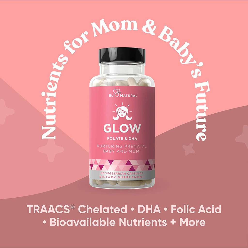 Eunatural / Eu Natural GLOW Supplemen Mutivitamin Wanita 25in1+ FOLIC ACID &amp; DHA Untuk Prenatal, Ibu Hamil &amp; Menyusui ORGINAL USA